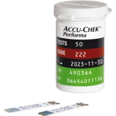 Тест-смужки «Акку-Чек Перформа» (Accu-Chek Performa) 50 шт., Roche Diagnostics Gmbh, Німеччина