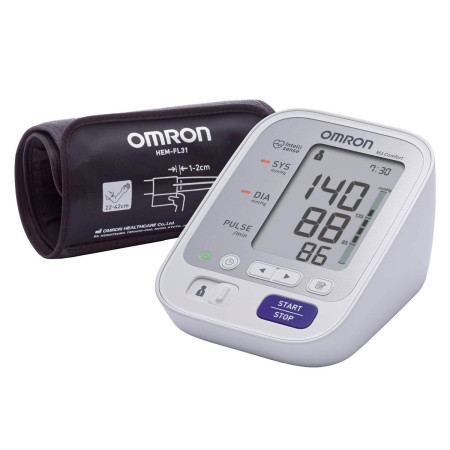 Автоматичний тонометр Omron M3 Comfort (HEM-7134-E) з унікальною манжетою Intelli Wrap + Адаптер S
